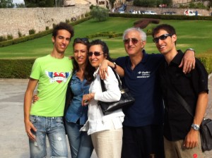 Francesco, Sabrina and Alessandro with Mom and Dad (Marisa and Felice)