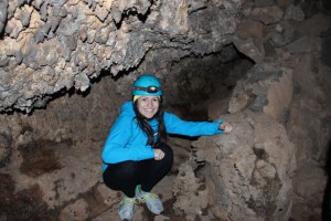 In the lava tube