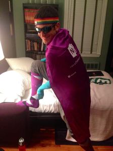 Ari the One Note Crusader - the Boston Marathoner and Real Character!