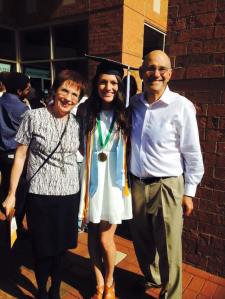 Ruthie graduated UNCC with a big smile and lots of great memories